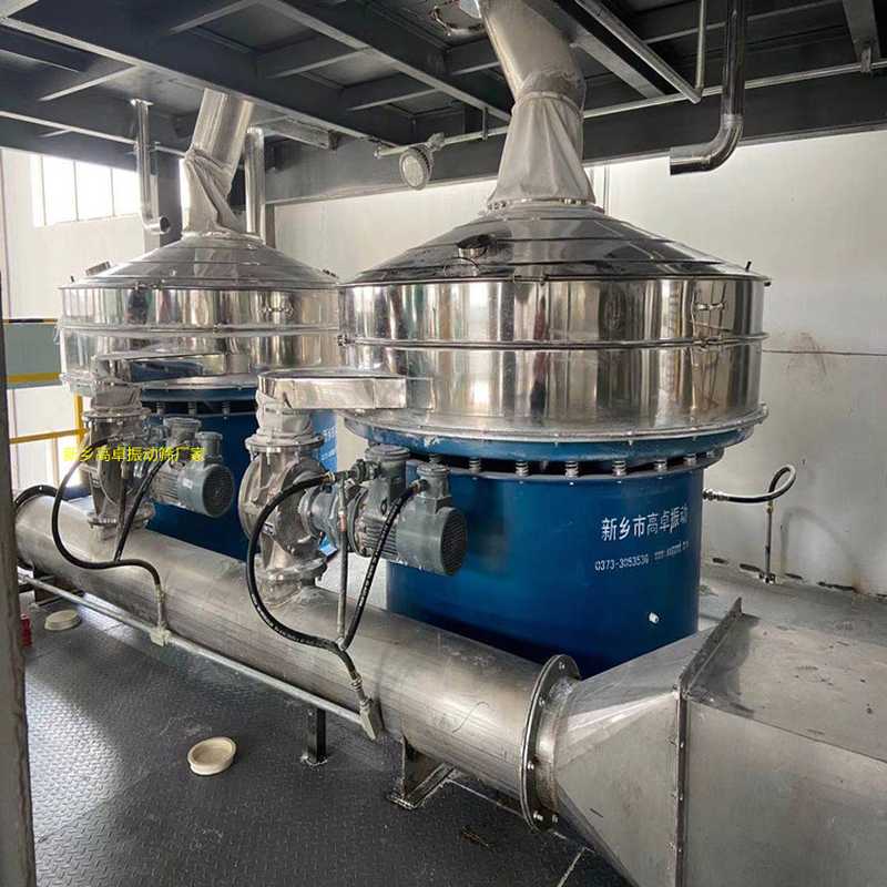 旋振篩用于蝦皮篩分過濾只振動不下料是哪里故障？